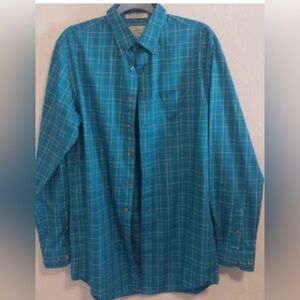 LL Bean Men's Shirt Wrinkle-Free Kennebunk Sport Traditional Fit Button Down XL
